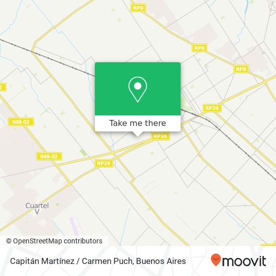 Capitán Martínez / Carmen Puch map