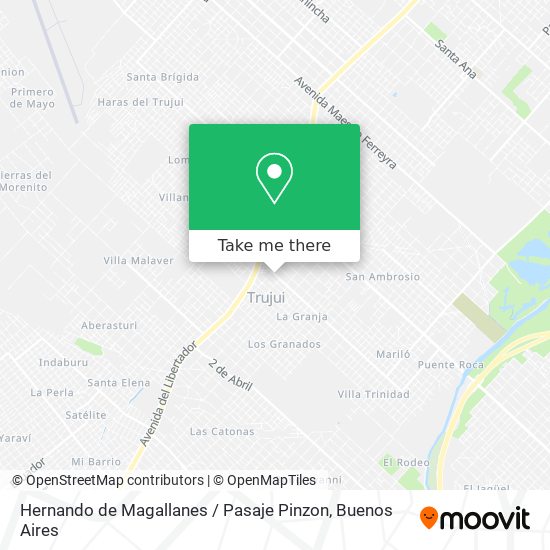 Hernando de Magallanes / Pasaje Pinzon map