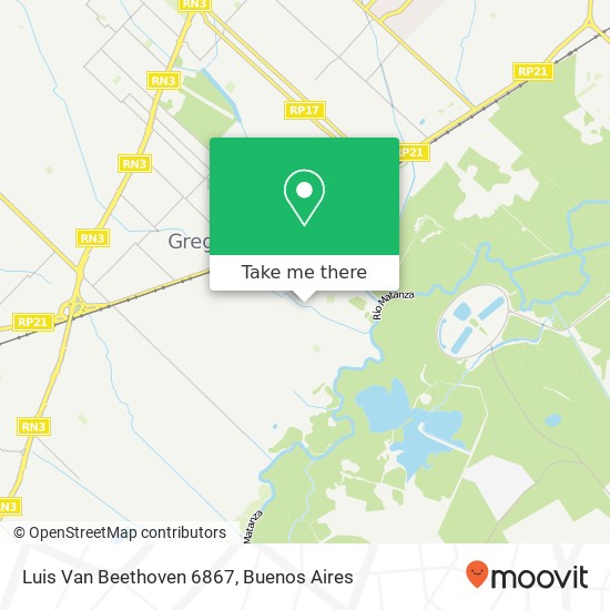 Luis Van Beethoven 6867 map