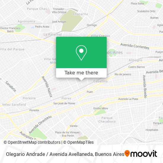 Olegario Andrade / Avenida Avellaneda map