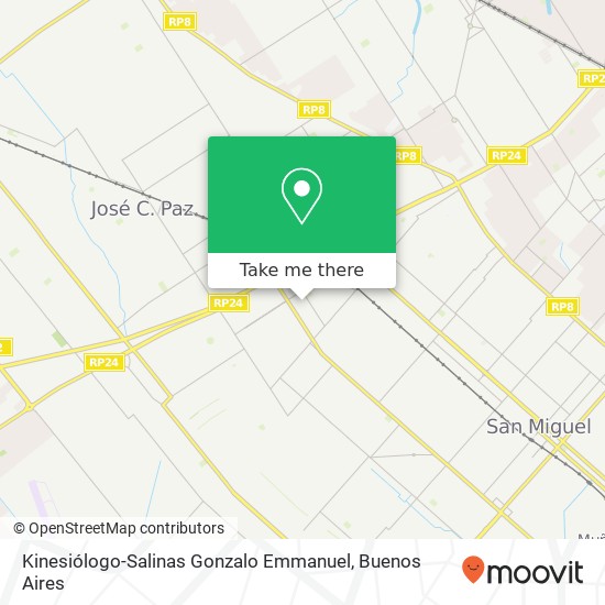 Kinesiólogo-Salinas Gonzalo Emmanuel map