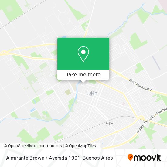 Almirante Brown / Avenida 1001 map