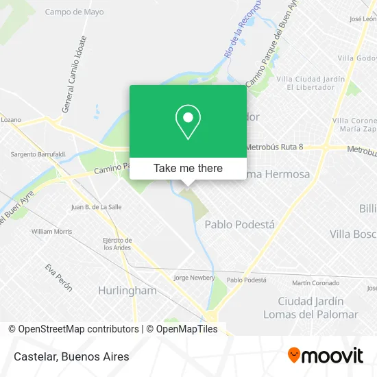Castelar map