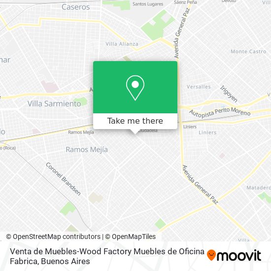 Venta de Muebles-Wood Factory Muebles de Oficina Fabrica map