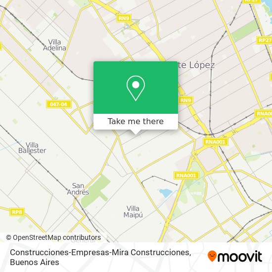 Mapa de Construcciones-Empresas-Mira Construcciones