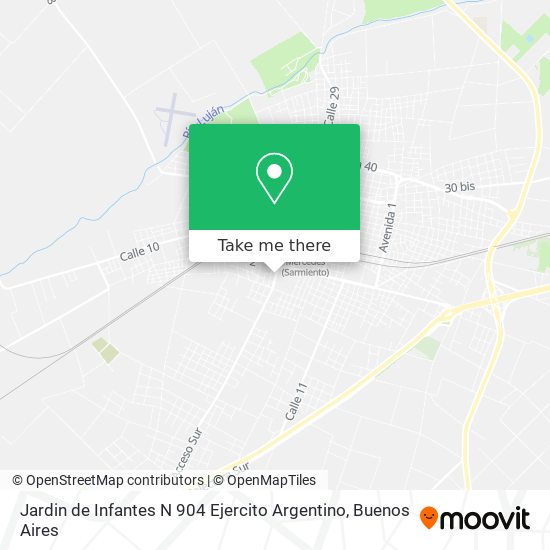Jardin de Infantes N 904 Ejercito Argentino map
