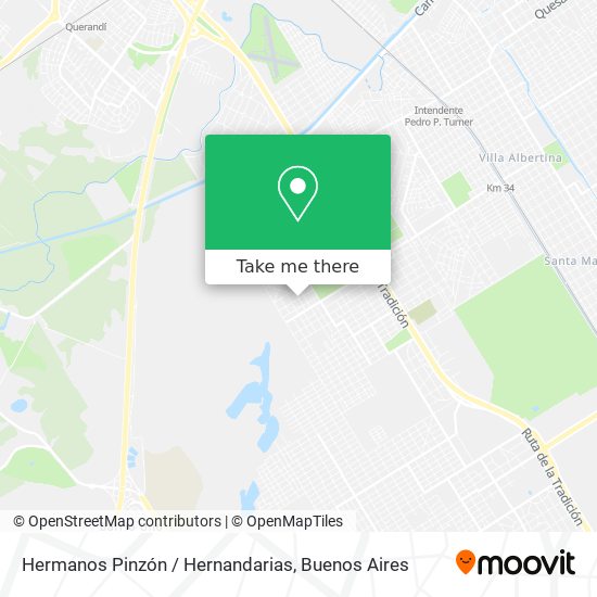 Hermanos Pinzón / Hernandarias map