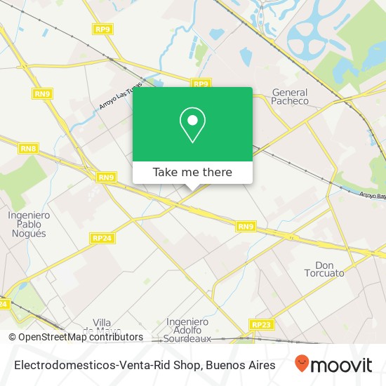 Electrodomesticos-Venta-Rid Shop map