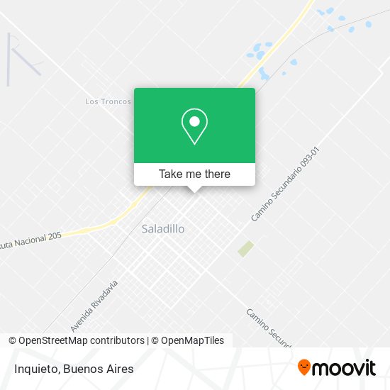 Mapa de Inquieto