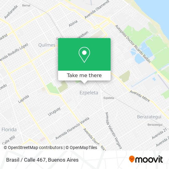 Mapa de Brasil / Calle 467