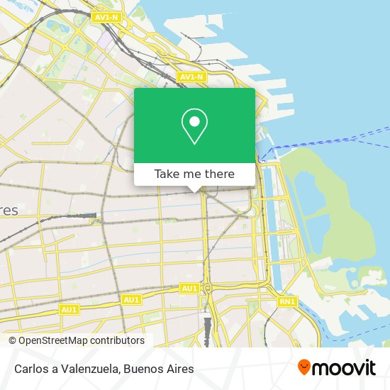 Carlos a Valenzuela map