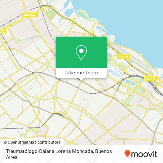 Traumatólogo-Daiana Lorena Moncada map