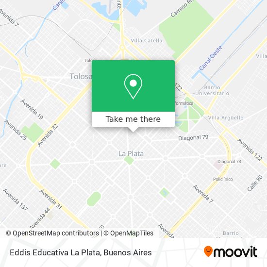 Eddis Educativa La Plata map