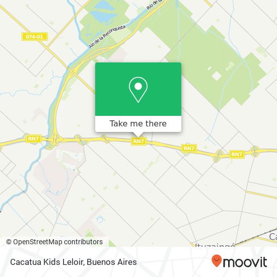 Cacatua Kids Leloir map