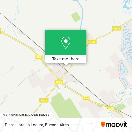 Pizza Libre La Locura map