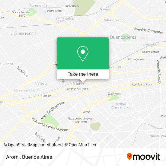 Mapa de Aromi