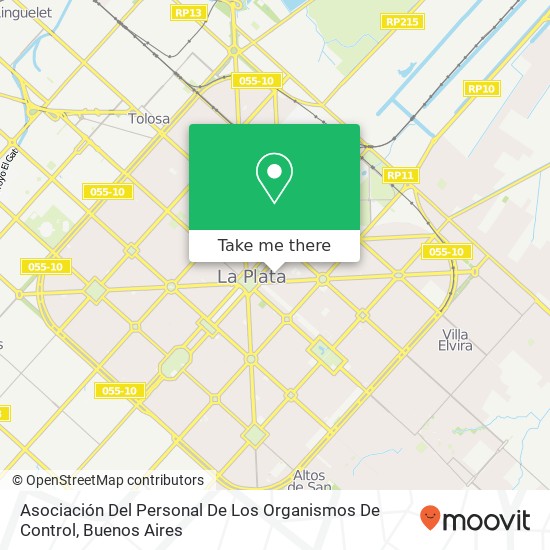 Asociación Del Personal De Los Organismos De Control map