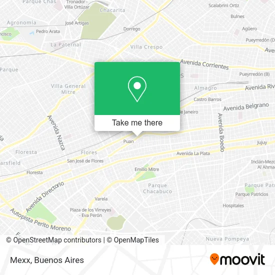 Mapa de Mexx