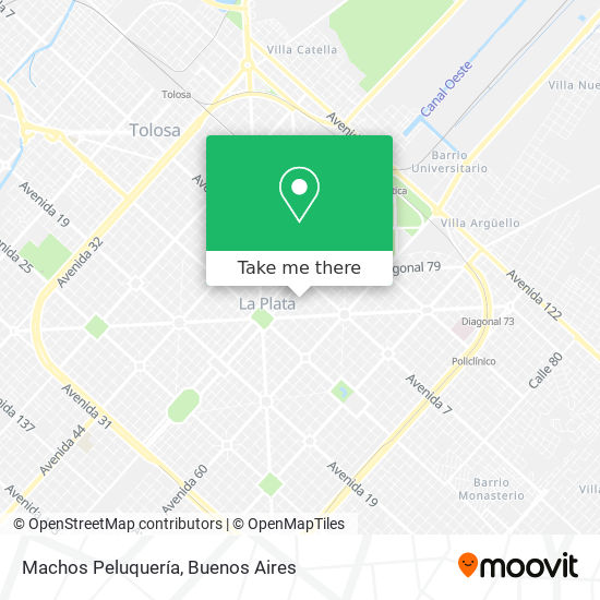 Machos Peluquería map