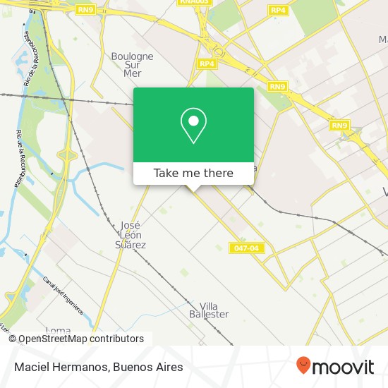 Maciel Hermanos map