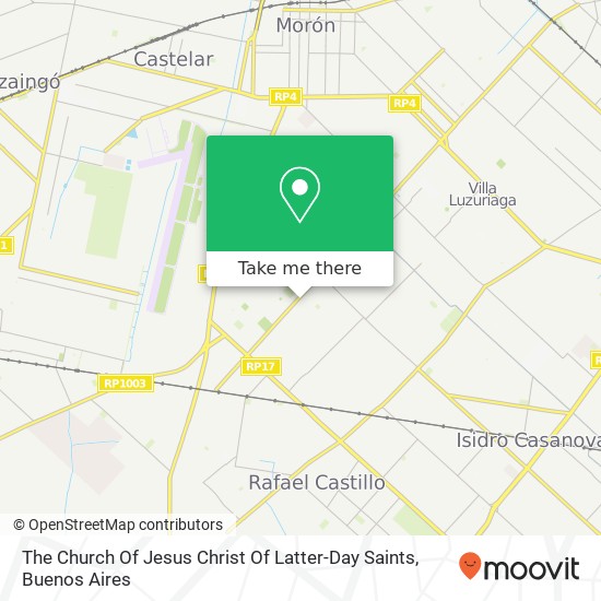 Mapa de The Church Of Jesus Christ Of Latter-Day Saints