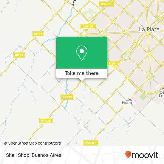 Mapa de Shell Shop