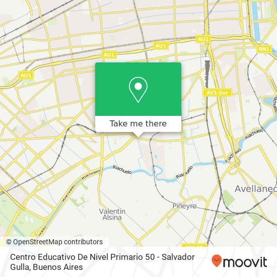 Mapa de Centro Educativo De Nivel Primario 50 - Salvador Gulla