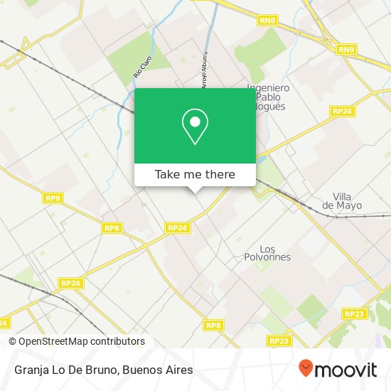 Granja Lo De Bruno map