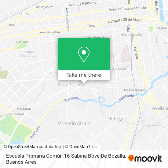 Escuela Primaria Común 16 Sabina Bove De Bozalla map