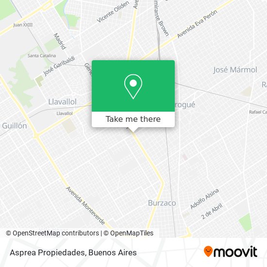 Asprea Propiedades map