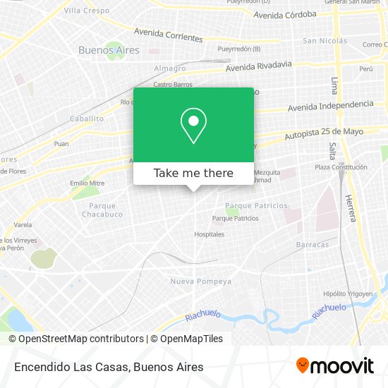 Mapa de Encendido Las Casas