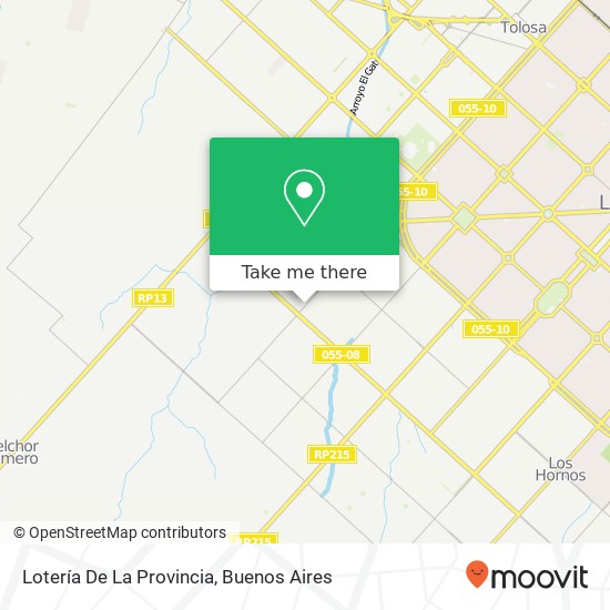 Lotería De La Provincia map
