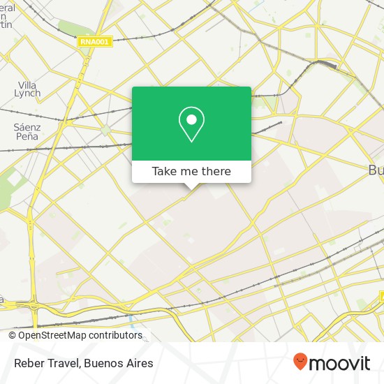 Reber Travel map