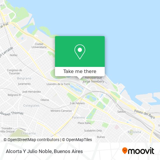 Alcorta Y Julio Noble map