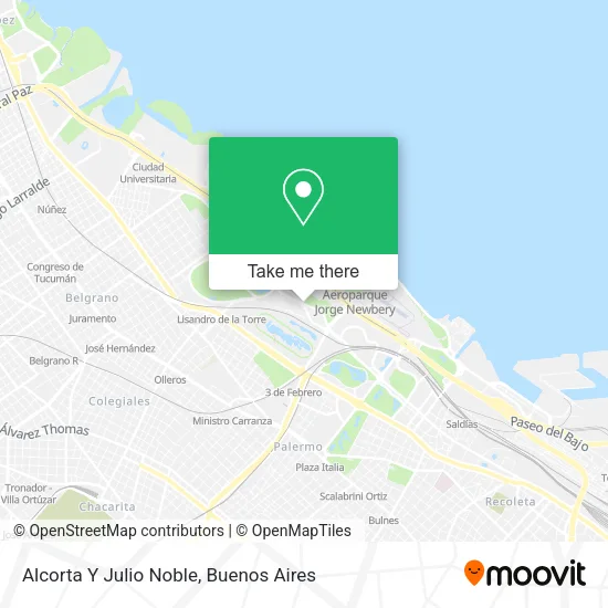 Mapa de Alcorta Y Julio Noble