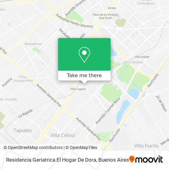 Residencia Geriatrica El Hogar De Dora map