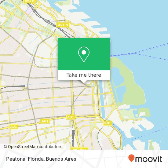 Peatonal Florida map