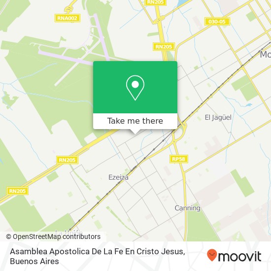 Asamblea Apostolica De La Fe En Cristo Jesus map