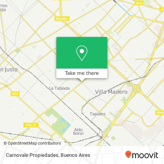 Carnovale Propiedades map