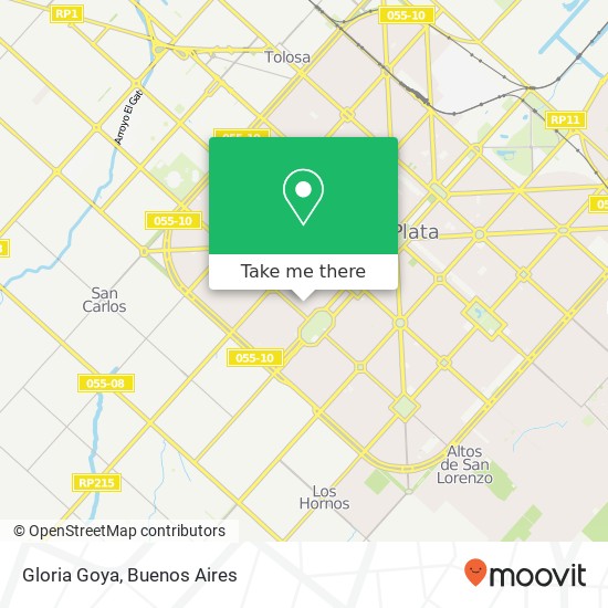 Gloria Goya map