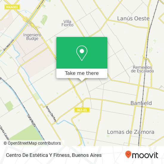 Centro De Estética Y Fitness map