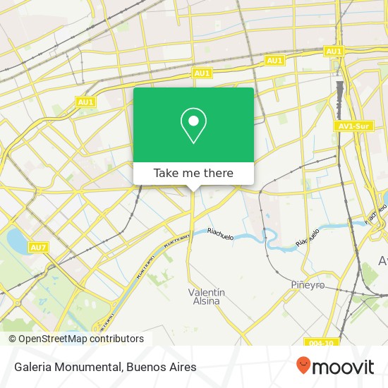 Galeria Monumental map