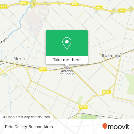 Mapa de Pets Gallery