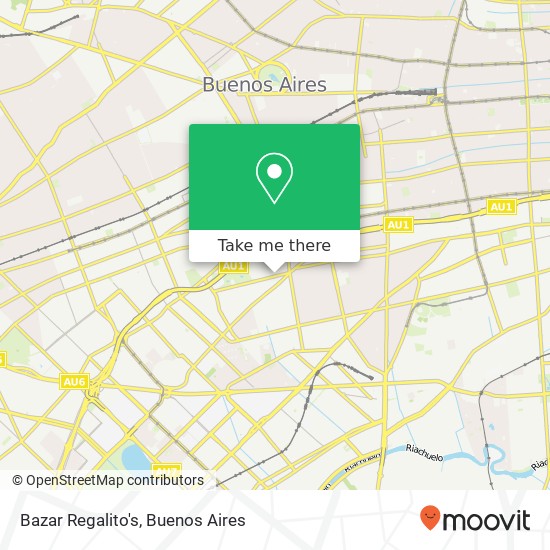 Bazar Regalito's map