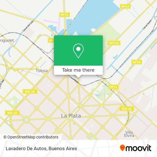 Lavadero De Autos map