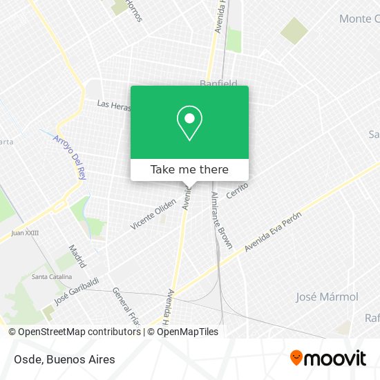 Mapa de Osde