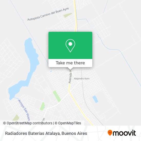 Radiadores Baterías Atalaya map