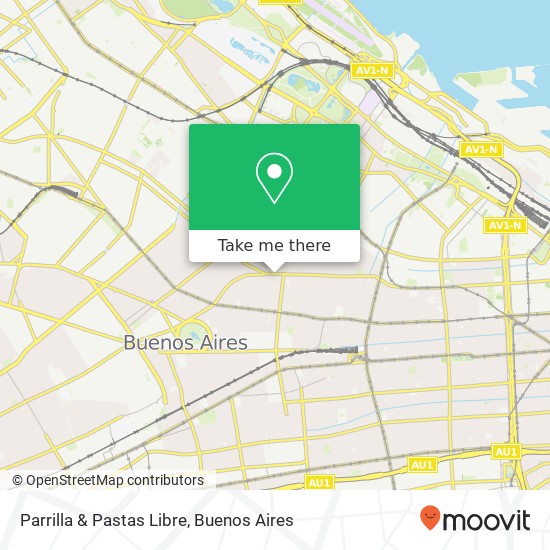 Parrilla & Pastas Libre map