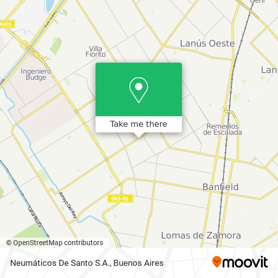 Neumáticos De Santo S.A. map