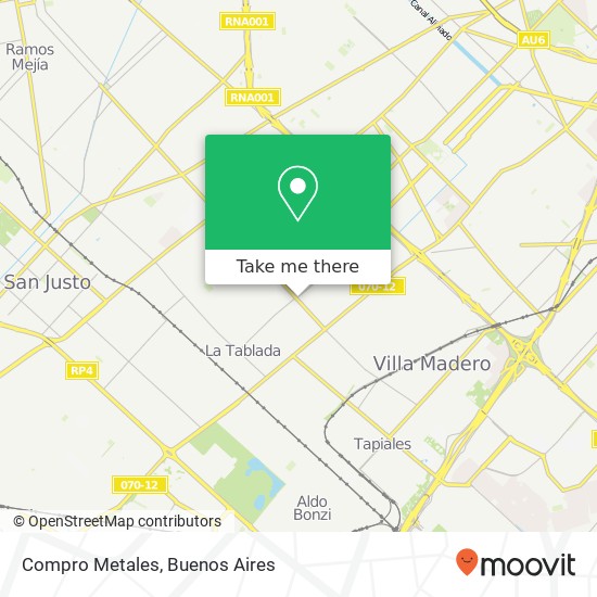 Compro Metales map